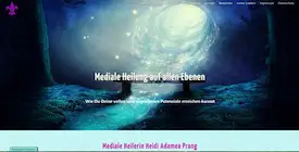 individuelle Webseite für begnadetes Medium, mediale Heilung und Klärung für alle Bereiche